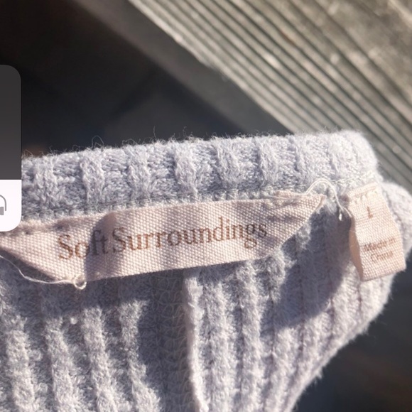 Light Grey Soft Surroundings Sweater! - Picture 3 of 3